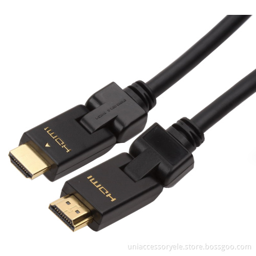 270 degree totatable HDMI cable with high quality and reason